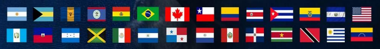 Banderas de países participantes - APF